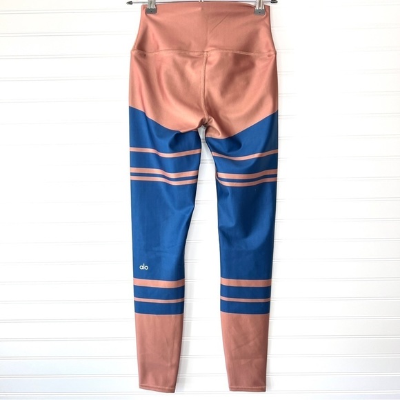 Alo yoga Women's High Waist Tech Lift Airbrush Legging Rosewater Marathon Sz M - Picture 11 of 11